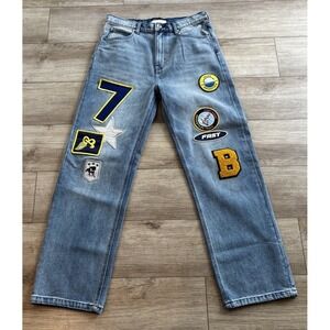 BDG Urban Outfitters Size 32 Men's Patch Baggy Skate Jean 90s Style